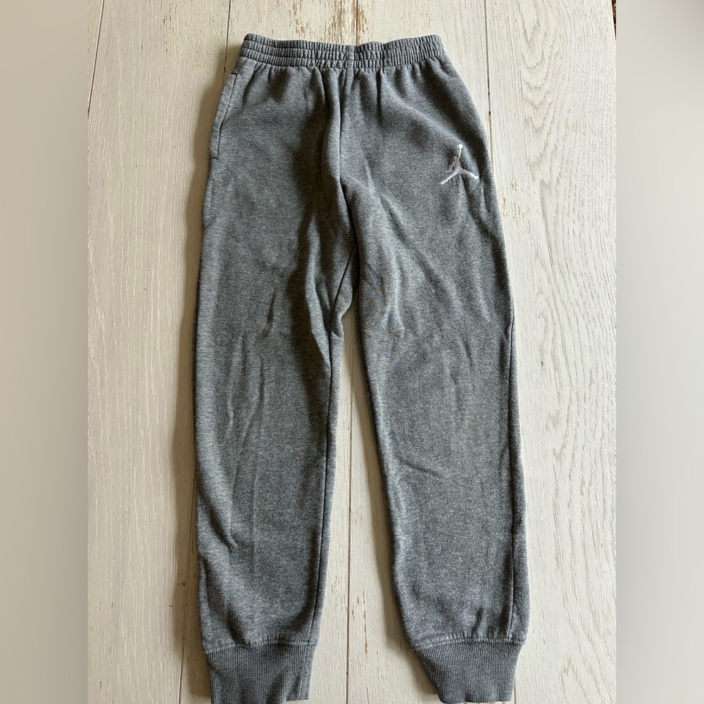 Jordan Kids Gray Fleece Sweatpants
